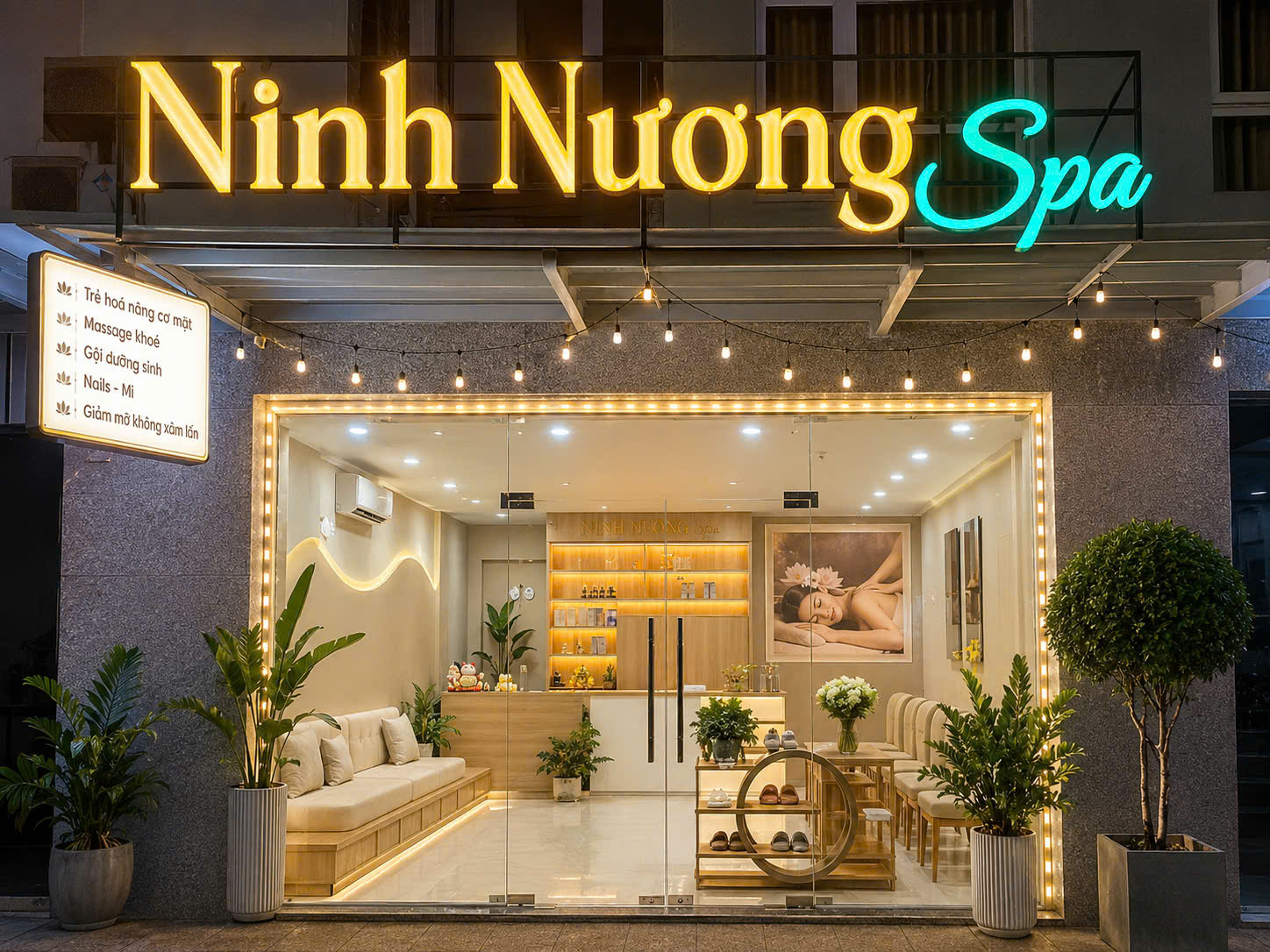 Ninh Nương Spa — Không gian wellness sang trọng tại Diamond Riverside, TP. HCM
